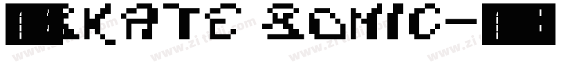 奇思Skate Sonic字体转换